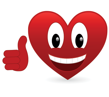 Positive Heart - Facebook Symbols and Chat Emoticons