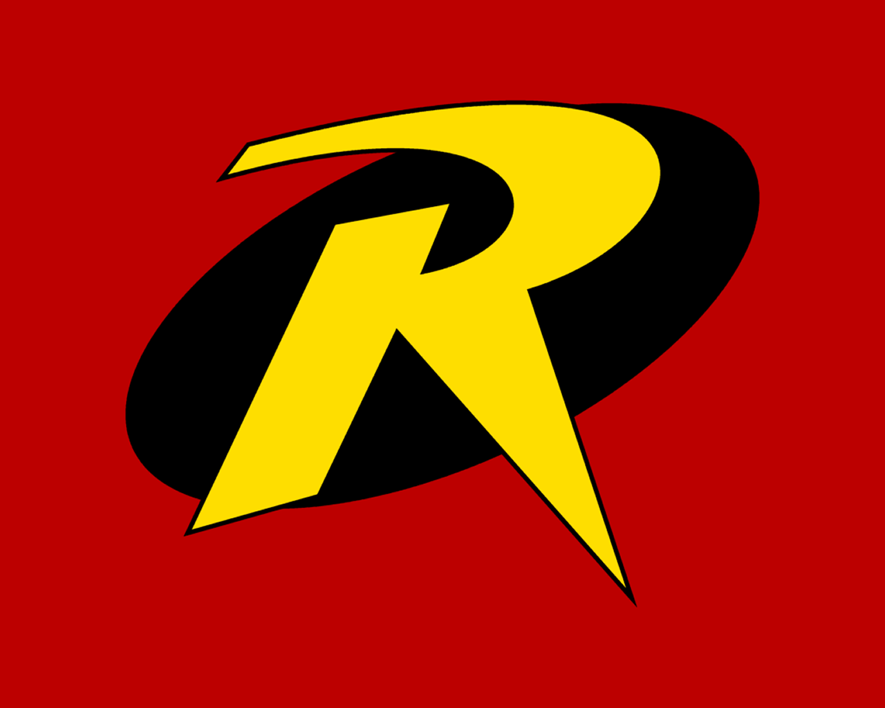 Batman and robin logo clipart