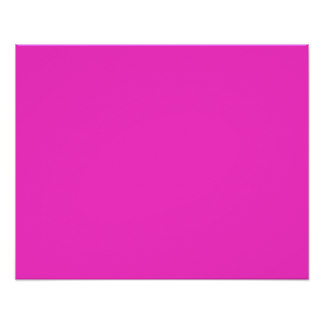 Hot Pink Color Background Posters | Zazzle