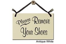 Remove Shoes Unbranded Home DÃ©cor Plaques & Signs | eBay