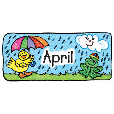 April Clipart - 66 cliparts