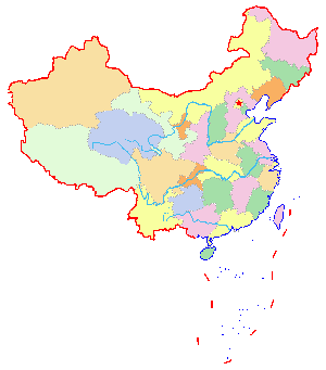 China Blank Map, Blank Map of China, Outline Map of China: China ...