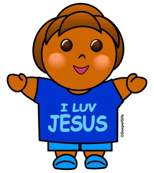 Free Christian Clip Art: Kids for Jesus Color Pictures: Kayla