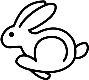 Rabbit Outline | Free Download Clip Art | Free Clip Art | on ...