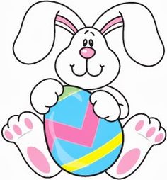 Cute colors easter clipart