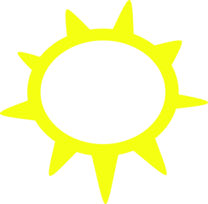 simple weather symbols 1 - vector Clip Art