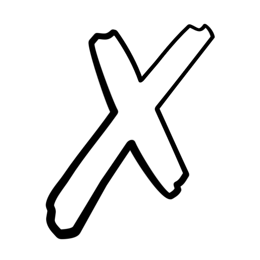 X Mark Clipart Black And White Car