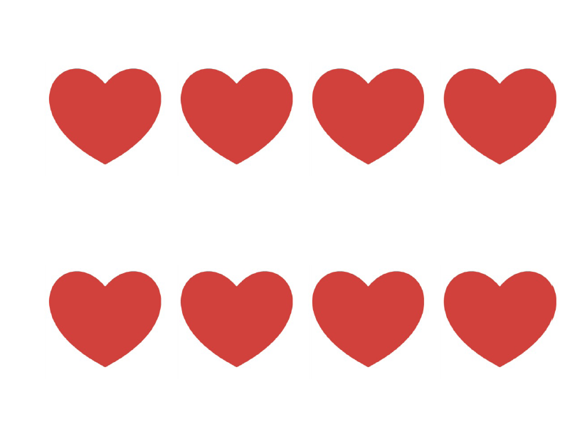 Small Heart Template - ClipArt Best