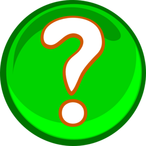 A Green Question Mark Clip Art - vector clip art ...