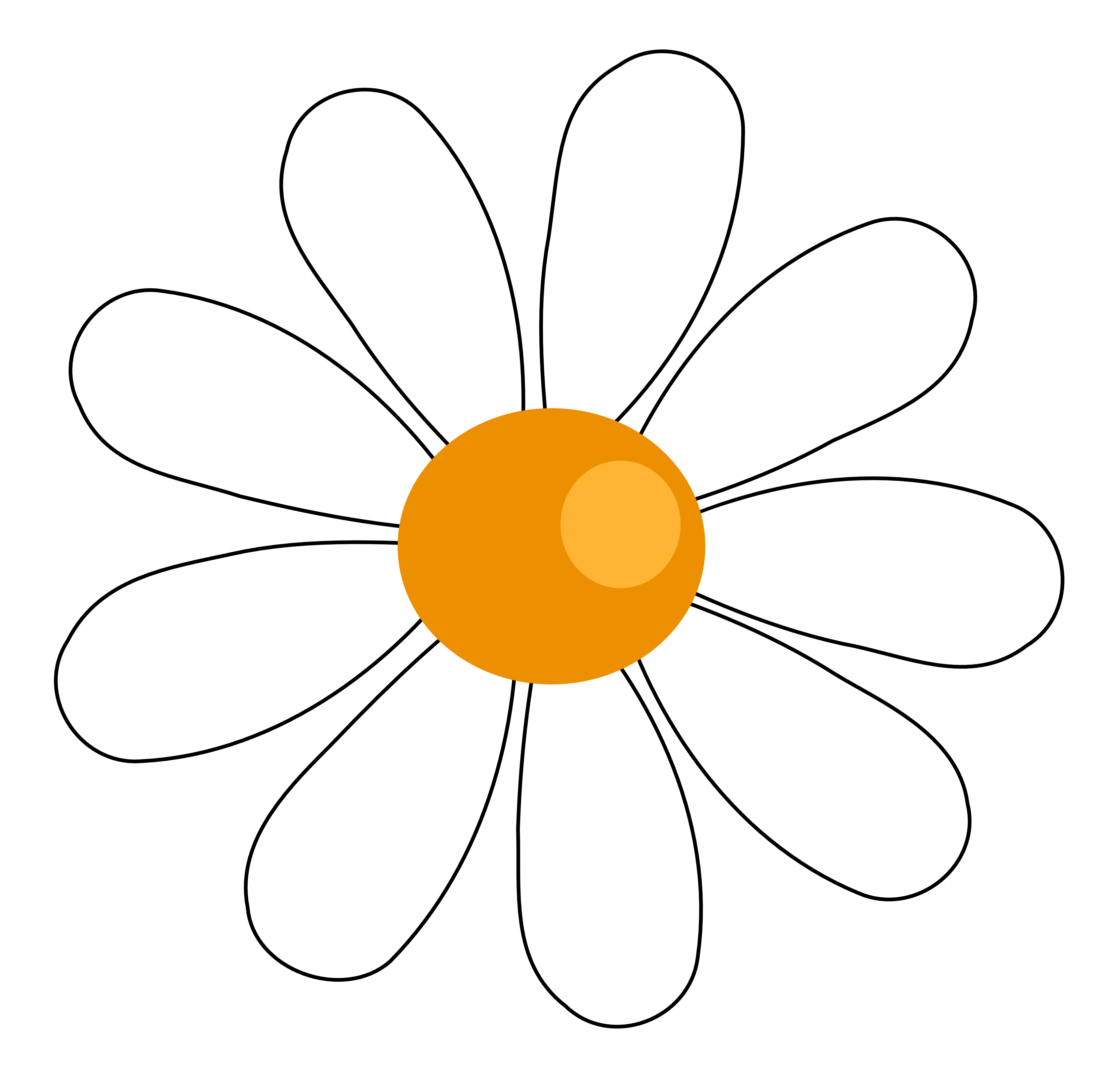 valentine daisy flower 7 SVG