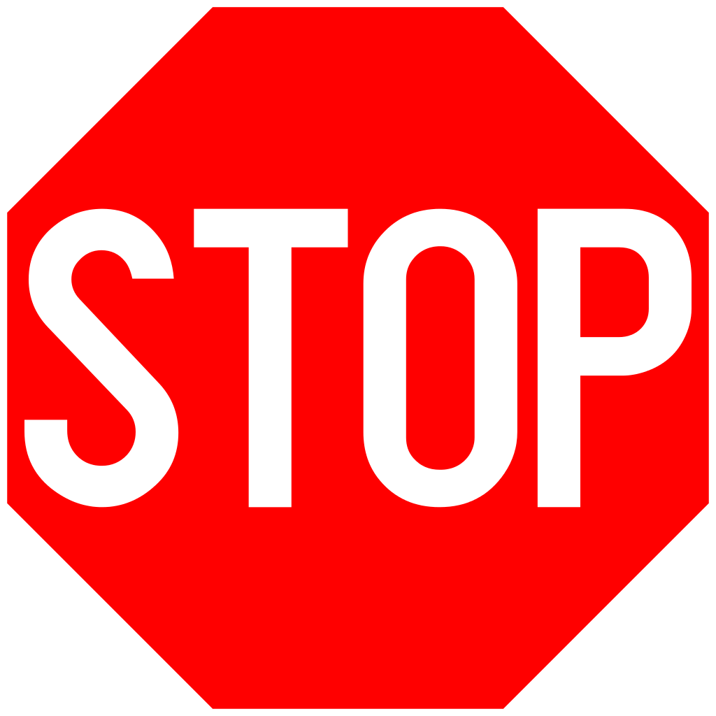 RomanianTrafficSign 35-Stop 1986.svg