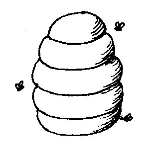 Beehive Drawing - ClipArt Best