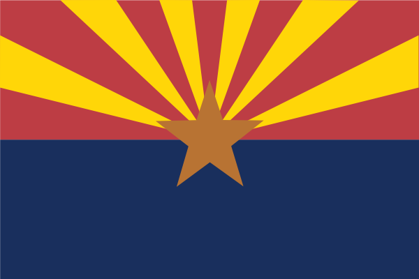 Picture for the word «Flag, Arizona state flag» - Word ...