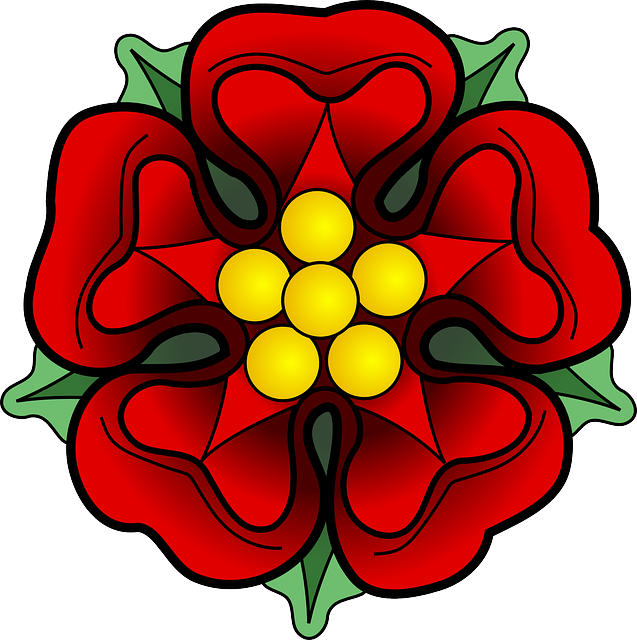 RED, YELLOW, FLOWER, FLOWERS, CARTOON, SYMBOLS, ROSE - Public ...