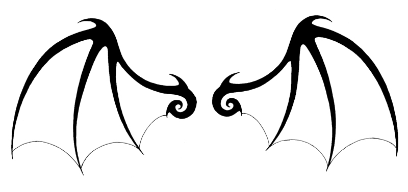 Bat Wings Drawing - ClipArt Best