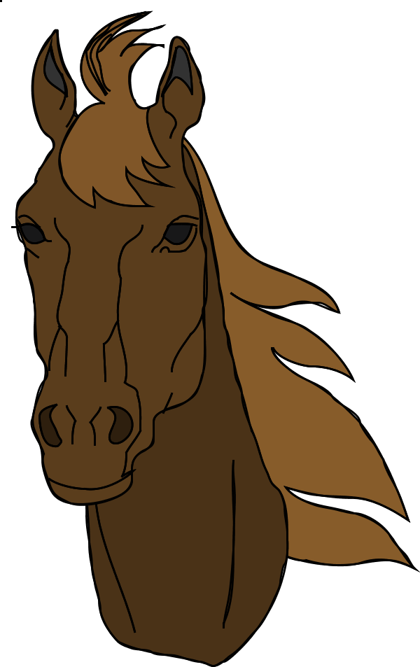 Horse Face Clipart