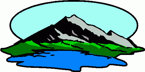 Mountain And River Clipart