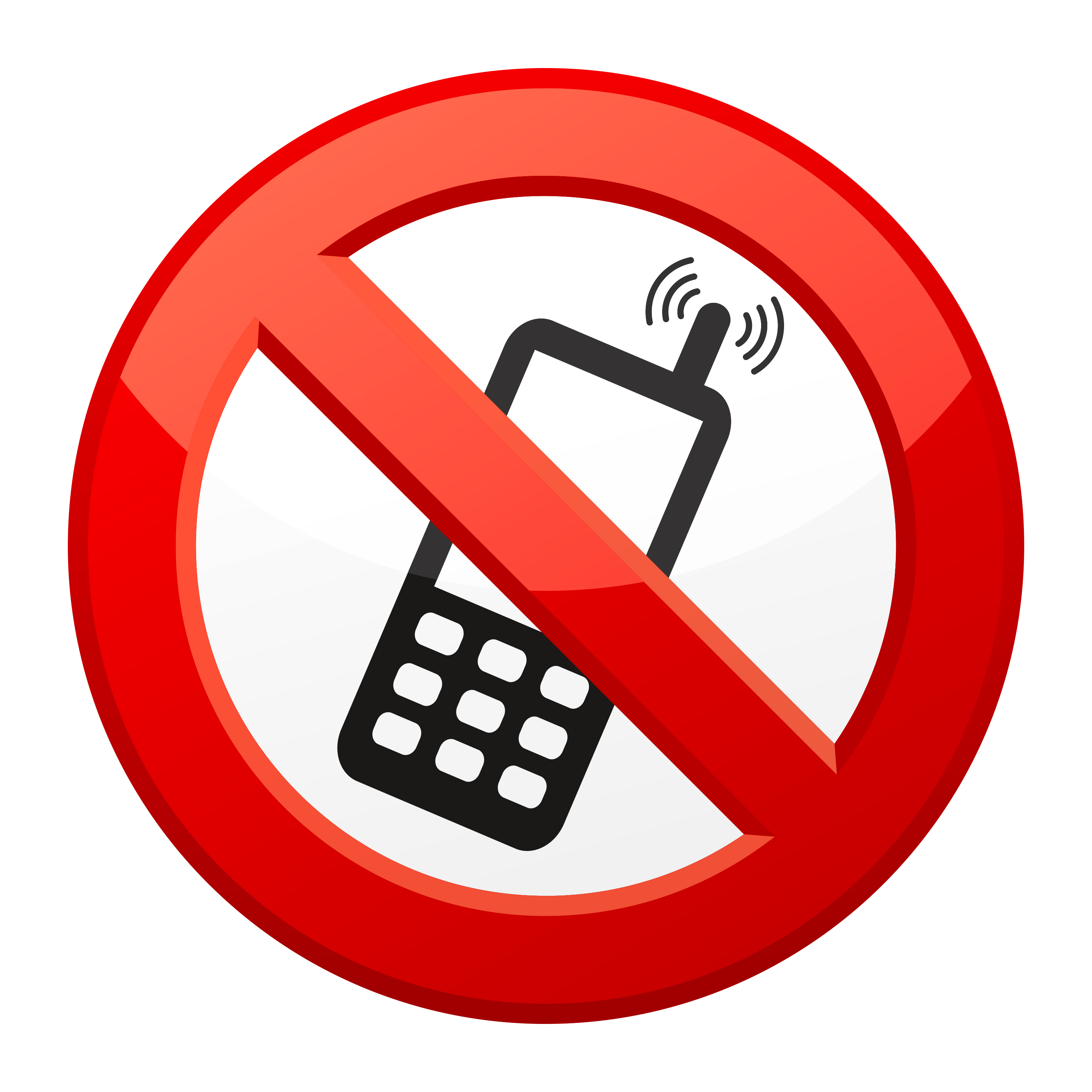 no mobile phone clipart - photo #8