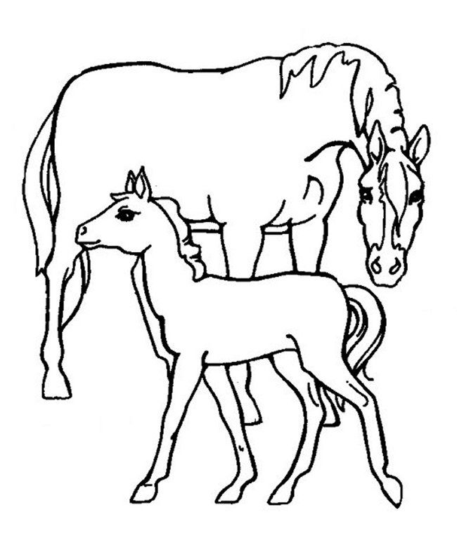 Printable Horse Stencils - AZ Coloring Pages