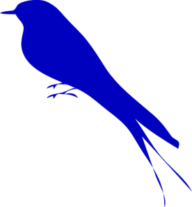 Blue Bird Clip Art - vector clip art online, royalty ...