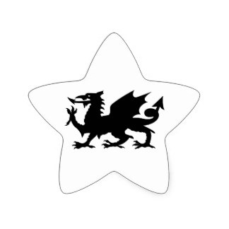 Dragon Silhouette Stickers | Zazzle
