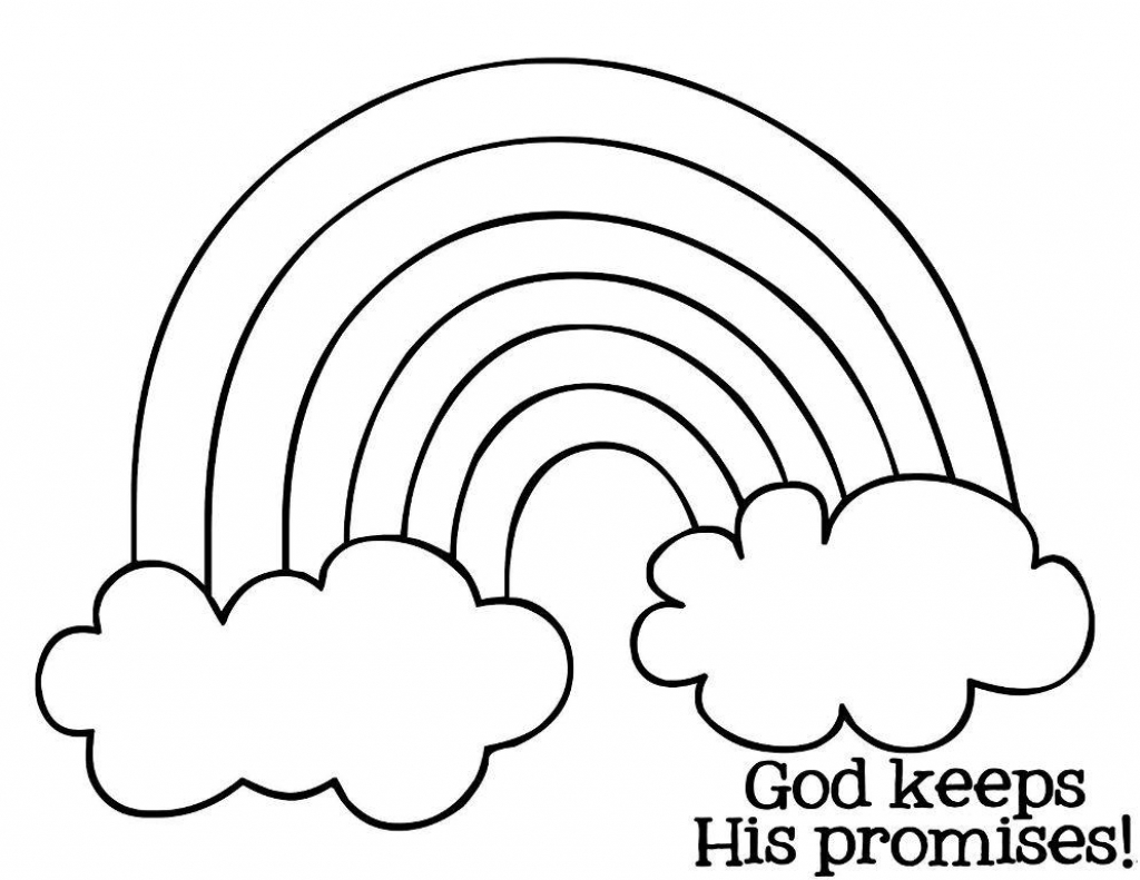 Amazing and also Interesting Printable Rainbow Coloring Page ...