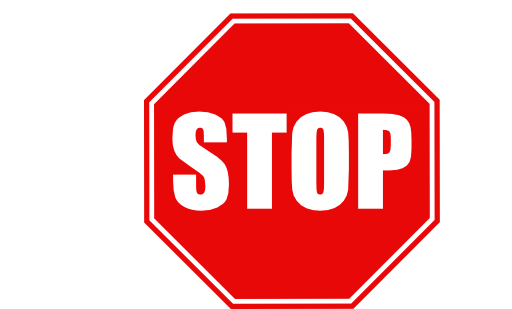 Stop signs clip art