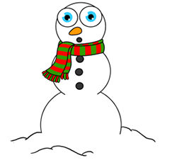 Draw a Cartoon Snowman!
