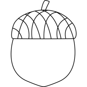 Acorn Black And White Clipart - ClipArt Best