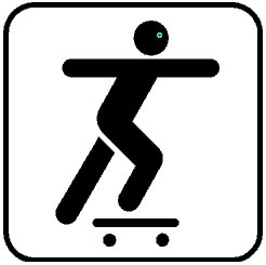 Skateboard clipart graphics