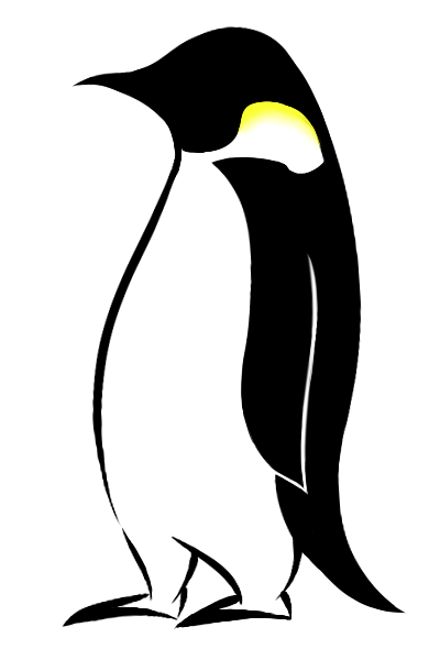 Emperor penguin clip art