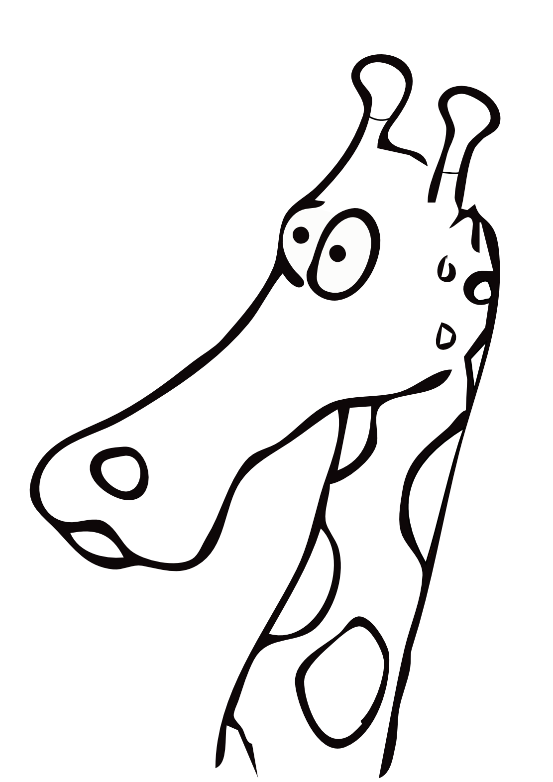 Giraffe Line Drawing