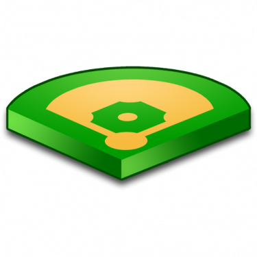 Baseball diamond background vector clip art cartoon