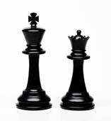 Chess king and queen clipart