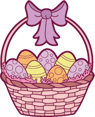 Free Easter Basket Clipart