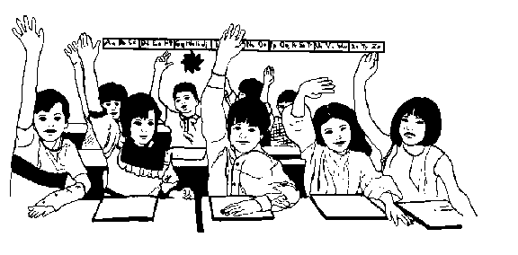 free black and white clipart classroom - photo #45