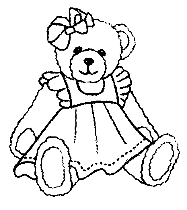 Image Teddy Bear Colouring For Pre School | Free Download Kids ...