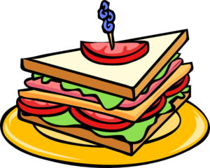 Sandwich Half clip art - vector clip art online, royalty free ...