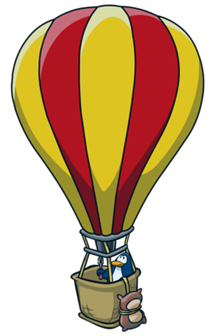 Image - Super Hero Bounce Hot Air Balloon.png - Club Penguin Wiki ...