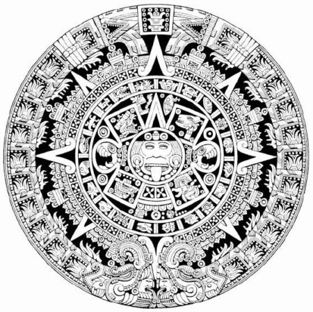 Aztec Calendar Vector » Free Vector Graphics | Design Freebies