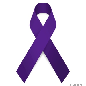 Purple Cancer Ribbon - ClipArt Best