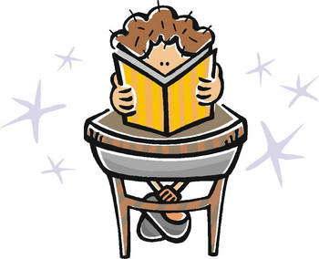 Child Reading Book Cartoon - ClipArt Best