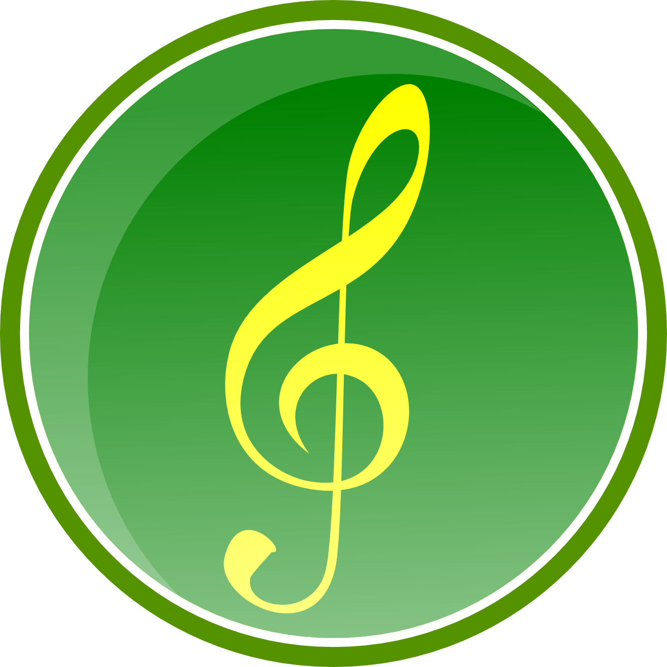 Music Icon Green 2 Music icon 2 music SVG