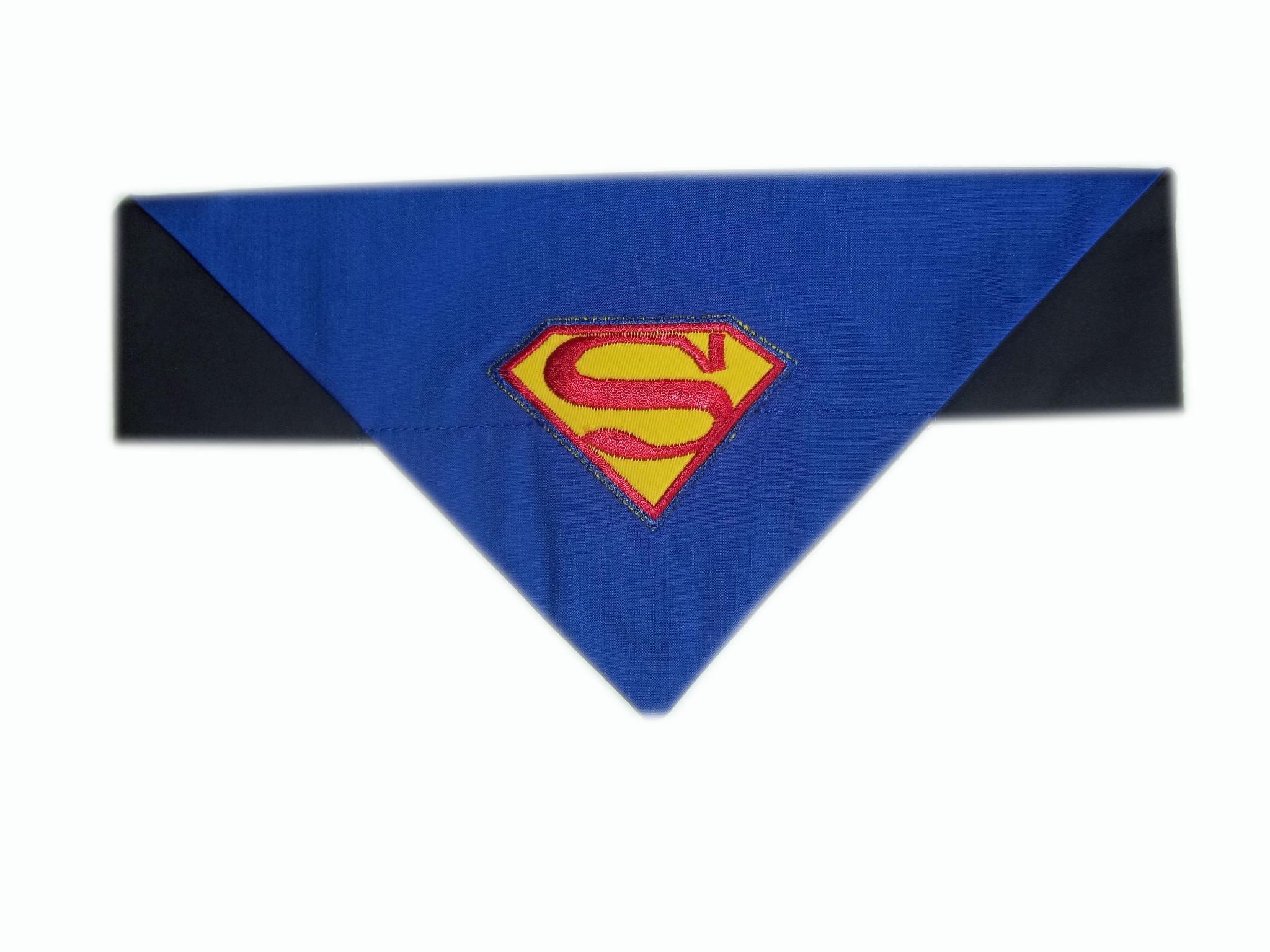 Superpup Superman Blue Dog And Cat Bandana | wowthankyou.