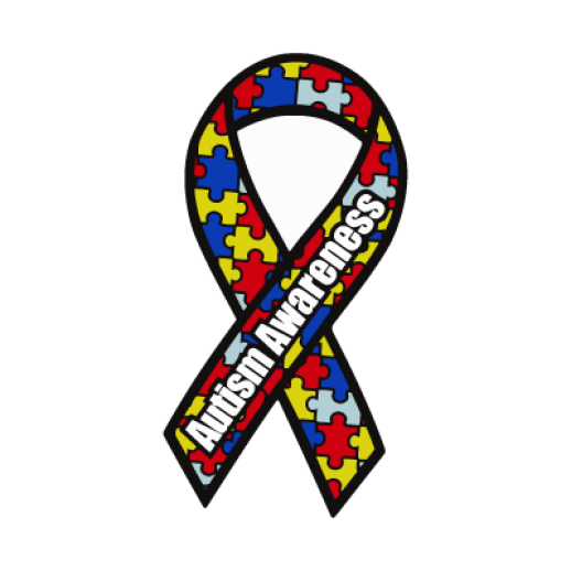 Autism Awareness Ribbon logo Vector - AI PDF - Free Graphics download