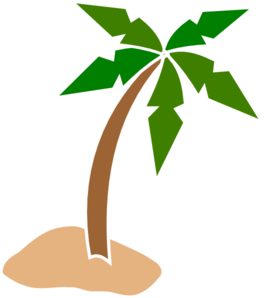 Coconut Tree clip art - vector clip art online, royalty free ...