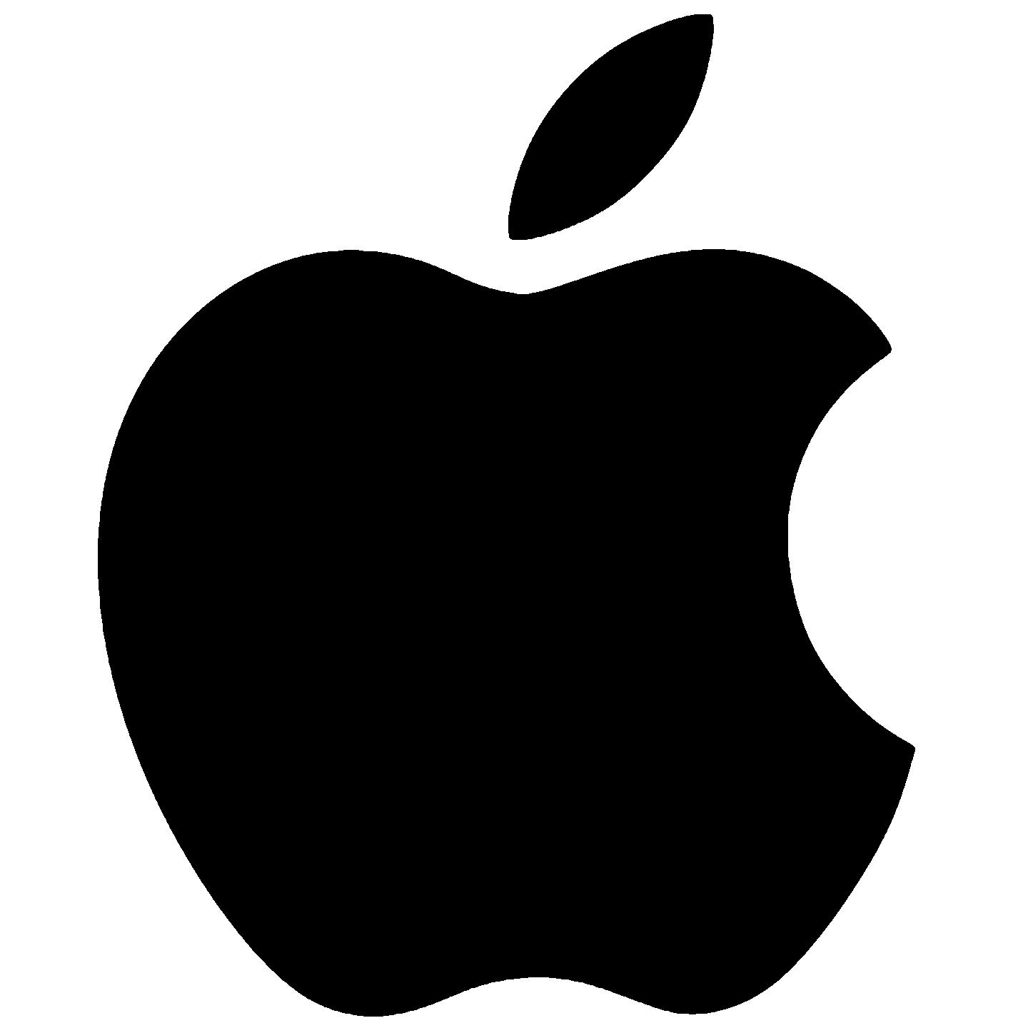 Apple Logo White - ClipArt Best