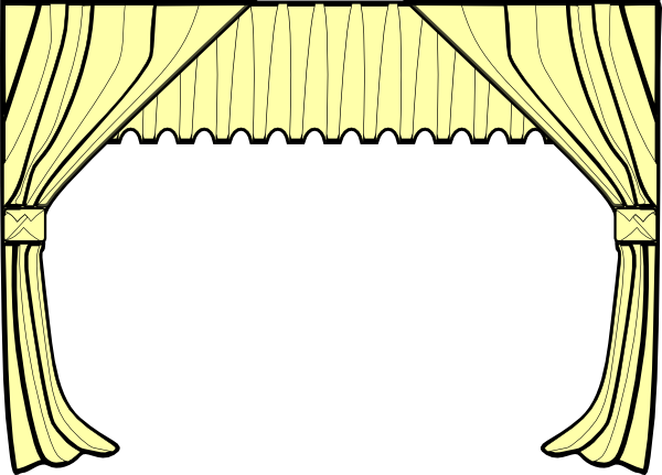 Curtains theater artists - Curtains clip art