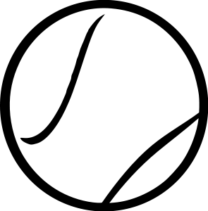 Tennis Ball SVG Vector file, vector clip art svg file