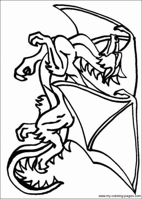 Dragons-Coloring-001 / Dragons Coloring Pages